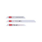 Jeu de lames de scie sabre flex pour pvc / bois / m�tal - 462179