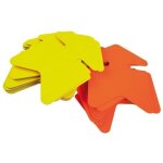 Fl�ches fluo jaune / orange non effa�able 6x9 cm 780 g - 50 unit�s - apli