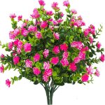 Fleur artificielle 4 pi�ces bouquet d'eucalyptus plantes verdure, fausses fleurs d'eucalyptus r�sistant ...