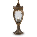 Fleur borne d'extrieur noire avec or, ip44 - maytoni