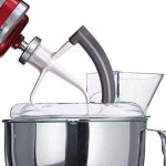 Flexible edge flat beater for kitchenaid accessories, aluminium whisk for kitchenaid 4. 5 - 5qt pastry ...