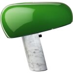 Flos snoopy lampe de table vert marbre 39. 4 cm