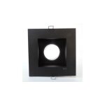 Flos - spot encastr fixe carr 104mm noir mat pour lampe halogne 12v gx5. 3 50w max 04. 6301. 14