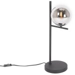 Flore - lampe de table - 1 lumi�re - � 18 cm - noir - design - �clairage int�rieur - salon i chambre ...