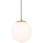 Flore - suspension - 1 lumi�re - � 20 cm - dor� / laiton - design - �clairage int�rieur - salon i chambre ...