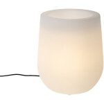 Flowerpot - pot lumineux - 1 lumière - ø 38 cm - blanc - moderne - éclairage extérieur - qazqa Flowerpot - pot lumineux - 1 lumière - ø 38 cm - blanc - moderne - éclairage extérieur - qazqa