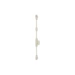 Fausse crmone  bouton rustique dcorative n5 - fonderie rollinger blanc blanc mat