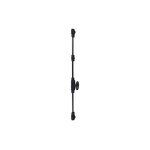 Fausse crémone à bouton rustique décorative n°6 - fonderie rollinger noir Fausse crémone à bouton rustique décorative n°6 - fonderie rollinger noir