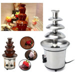 Fontaine � chocolat, machine � fondre �lectrique � 4 niveaux, ensemble de casseroles � fondue, pour bonbons ...