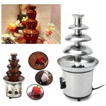 Fontaine  chocolat, machine  fondre lectrique  4 niveaux, ensemble de casseroles  fondue, pour bonbons ...