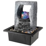 Fontaine � eau d�corative int�rieure et ext�rieure avec led rgb et boule de cristal (avec c�ble de 2 ...