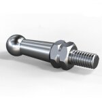 Foot pegs for motorcycle, pedal floor nail screw motorcycle universal 6 mm pedal limit bolt high hardness ...