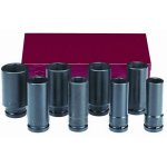 Douilles a choc longues carre 1 coffret de 8 douilles