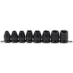 Rail 8 douilles impact torx femelles a choc de e10 � e24 carre 1 / 2