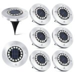 16 led lampe solaire extérieur - 8 pièces spot solaire jardin etanche lampadaire pour passerelle chemin ... 16 led lampe solaire extérieur - 8 pièces spot solaire jardin etanche lampadaire pour passerelle chemin ...