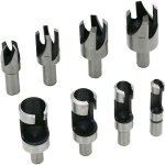 Forehill lot de 8 outils de coupe de bois pour coupe - lige mches de coupe - lige 6 mm / 10 mm / 13 ...