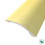 Barre de seuil adhsive diffrence niveau aluminium coloris (04) or long 90 cm larg 3, 8cm ht 1, 2cm