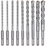 Forets  bton, 9pcs (5mm 16 x 160mm) foret  carrelage, foret lectrique sds - plus pour perceuse  ...