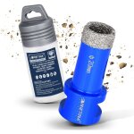 Foret � carrelage 20mm tr�pans diamant m14 forage avec filetage pour meuleuse d'angle sec et humide scie ...