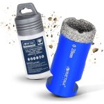 Foret � carrelage 28mm tr�pans diamant m14 forage avec filetage pour meuleuse d'angle sec et humide scie ...