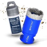 Foret � carrelage 30mm tr�pans diamant m14 forage avec filetage pour meuleuse d'angle sec et humide scie ...