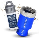 Foret � carrelage 35mm tr�pans diamant m14 forage avec filetage pour meuleuse d'angle sec et humide scie ...