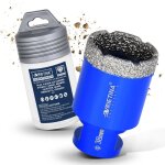 Foret � carrelage 38mm tr�pans diamant m14 forage avec filetage pour meuleuse d'angle sec et humide scie ...