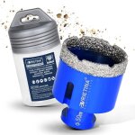 Foret � carrelage 50mm tr�pans diamant m14 forage avec filetage pour meuleuse d'angle sec et humide scie ...