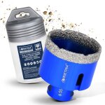 Foret � carrelage 55mm tr�pans diamant m14 forage avec filetage pour meuleuse d'angle sec et humide scie ...