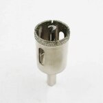 Foret de diamant avec foret centreur, 25mm trou scie cloche trépan de carottage outils de coupe pour ... Foret de diamant avec foret centreur, 25mm trou scie cloche trépan de carottage outils de coupe pour ...