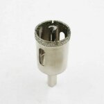Foret de diamant avec foret centreur, 25mm trou scie cloche trépan de carottage outils de coupe pour ... Foret de diamant avec foret centreur, 25mm trou scie cloche trépan de carottage outils de coupe pour ...