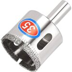 Foret diamant scie cloche diamant trpan pour carrelage verre marbre cramique ton argent 35mm