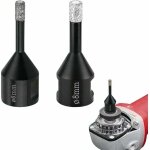Forets diamant, triomphe forets � carrelage, 2pcs 6mm / 8mm, tr�pans de forage avec filetage m14, bras� ...