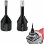 Forets diamant�s, forets � carrelage, 2 pi�ces 6 mm / 8 mm, forets avec filetage m14, forets bras�s sous ...