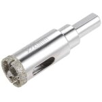 Foret diamant� scie � trous pour verre foret � guidage central pour carreaux de c�ramique en verre 20mm ...