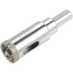 Foret diamant� scie � trous pour verre foret � guidage central pour carreaux de c�ramique en verre 20mm ...