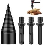 Foret de fendage de bois, foret conique, foret  bois pour fendre du bois 42mm, durable outil de broyage ...