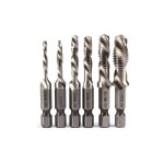 Mowze - foret taraudeur, jeu de taraud filetage mtrique taraudage m3 m4 m5 m6 m8 m10 coffret forets ...