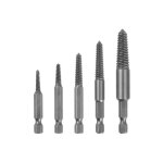 Aougo - forets  vis, outil de retrait de goujons, 5 pices extracteur de vis cass tige hexagonale dents ...