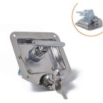 T forme acier inoxydable remorque rv voyage serrure anti - vol boîte à outils poignée serrure de porte ... T forme acier inoxydable remorque rv voyage serrure anti - vol boîte à outils poignée serrure de porte ...