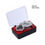 Fortuneville - 30x bijoux diamant bijoux loupe loupe outil loupe pour les yeux loupe �quipements triplet ...