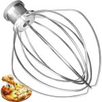 Fouet en acier inoxydable compatible m�langeurs socle t�te inclinable 4. 5 5 litres