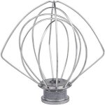 Fouet en fil d'acier inoxydable compatible avec kitchenaid k45ww ksm150 k45 ksm90 accessoire robot