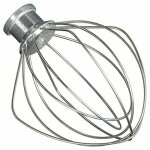 Fouet en fil d'acier inoxydable compatible avec kitchenaid k45ww wp9704329 ksm150 ksm160 k45 ksm90 accessoire ...