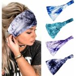 Foulard large bandeau tie and dye (lot de 4) - fei yu