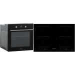 Respekta - four cuisiniere plaque de cuisson induction 77 cm minuterie 2 zones flexibles slider