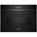 Siemens ? four combin� micro - ondes encastrable 45l ? chaleur tournante ? nettoyage hydrolyse ? �cran ...