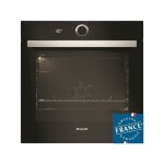 Four lectrique encastrable - pyrolyse - chaleur tournante pulse - brandt bxp5560b - noir - 73l - a ...
