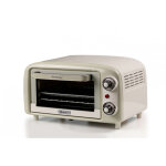 Four �lectrique vintage ariete 3919, 800 w, capacit� 10 l, double vitrage, retr�, beige