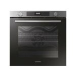 Rosieres - four encastrable pyrolyse chaleur pulse rfc3op5579in - noir - porte froide - 75l